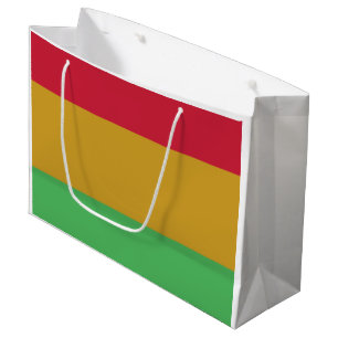 Red yellow green Juneteenth colours Large Gift Bag