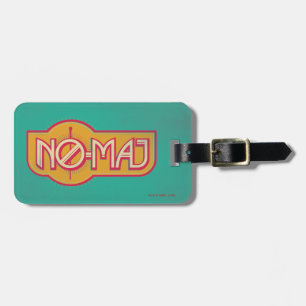 Red & Yellow NO-MAJ™ Badge Luggage Tag