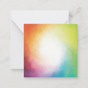 Red Yellow Orange Blue Green Elegant Modern Card