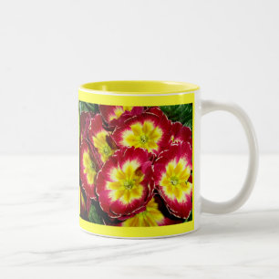 Red Yellow Primrose Mug