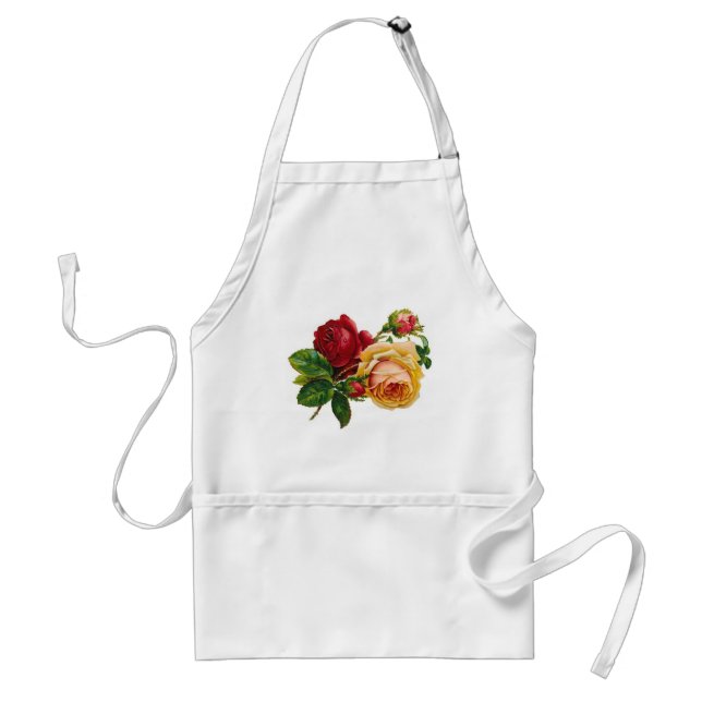 Red & Yellow Roses Standard Apron (Front)