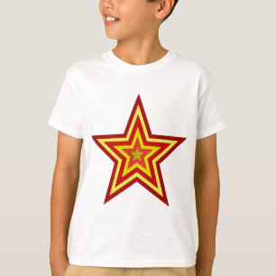 Red Yellow Star T-Shirt