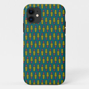 Red Yellow Teal Tribal: iPhone 5/5s Case