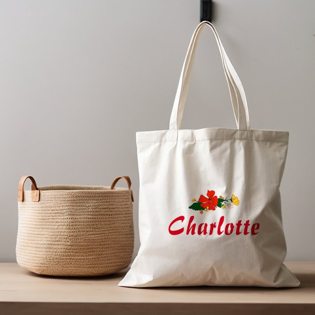 Red yellow  wildflowers rustic Tote Bag (Creator Uploaded)