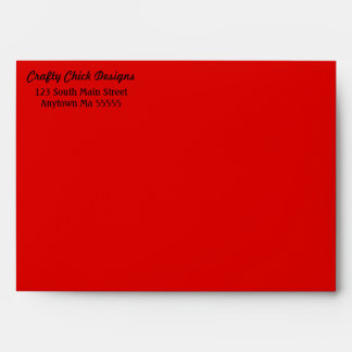 Red Zebra A7 envelopes