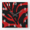 Red Zebra Stripe Animal Print