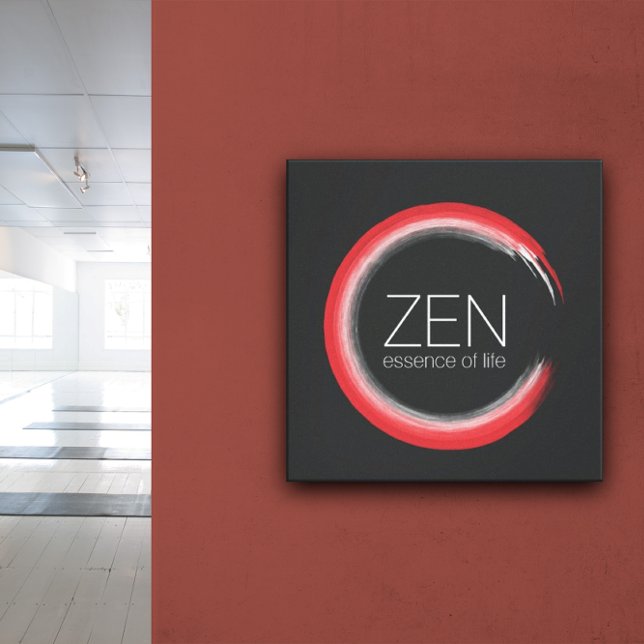 Red Zen Canvas Print (Red Zen)