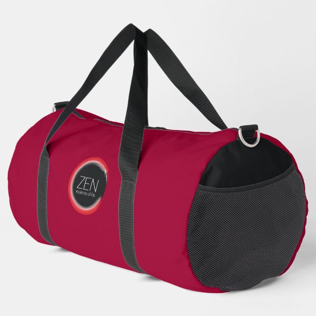 Red Zen Duffle Bag (Right Corner)