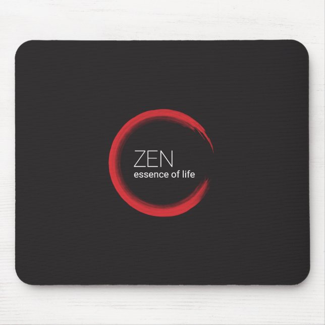 Red Zen Mousepad (Front)