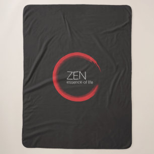 Red Zen Sherpa Blanket
