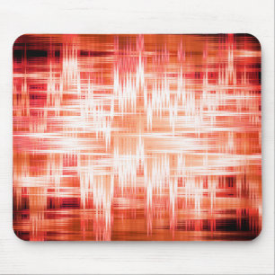 Red zigzag pattern mouse mat