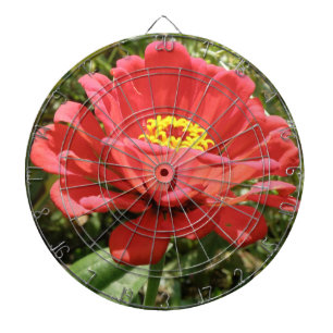 Red Zinnia Dart Board