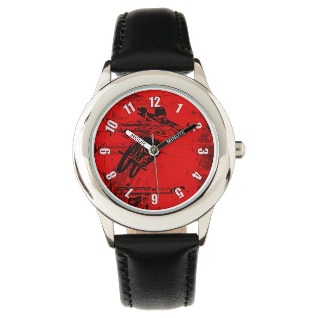Red Zone - BMX Street Rider   Watch (Front)