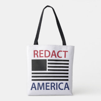 REDACT AMERICA T-Shirt Tote Bag
