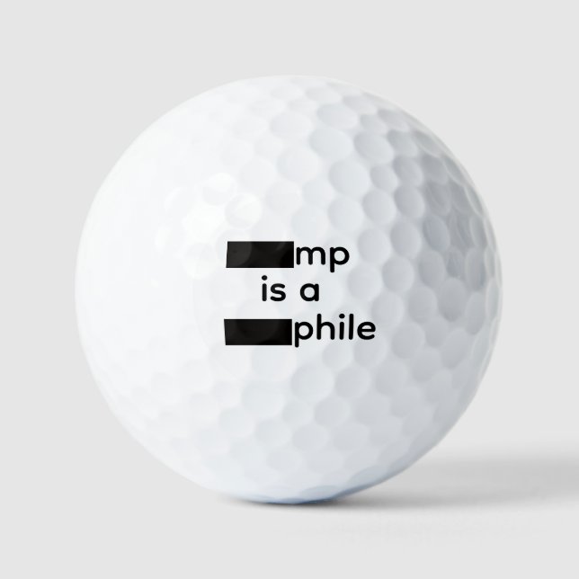 Redacted Golf Balls (Front)