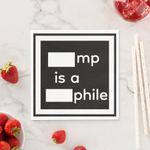 Redacted Paper Napkin