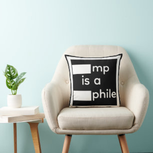 Redacted Throw Pillow