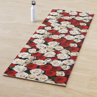 RedandWhiteRoses Yoga Mat