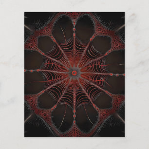 Redback Spider Fractal Art, Flyer