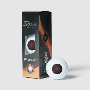 Redback Spider Fractal Art, Golf Balls