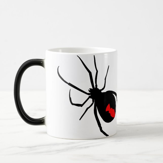 Redback Spider Magic Mug (Left)
