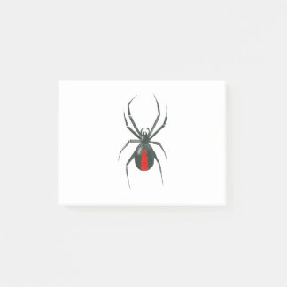 Redback spider post-it notes