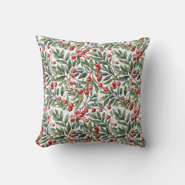 Redberry Christmas Cushion (Front)