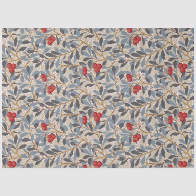 Redberry Tree, William Morris Tissue Paper (Front)