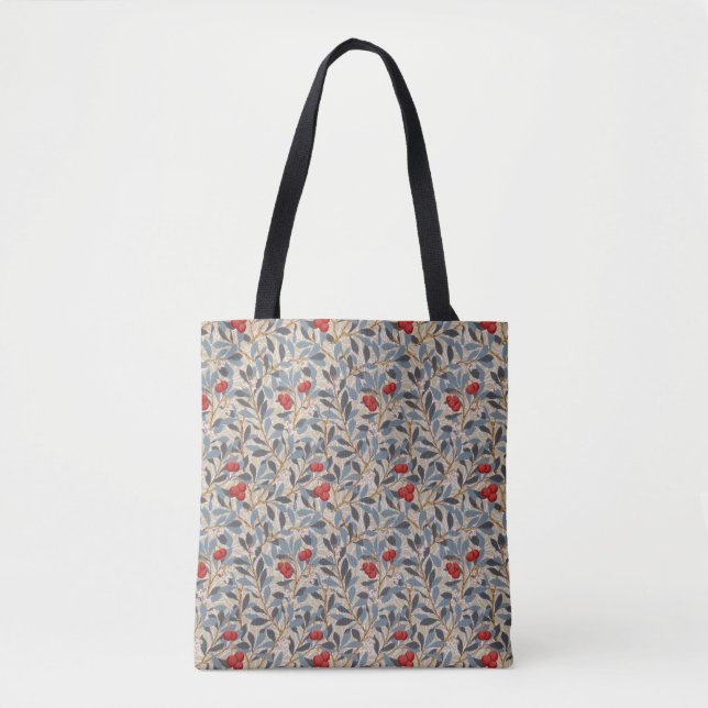 Redberry Tree, William Morris Tote Bag (Front)