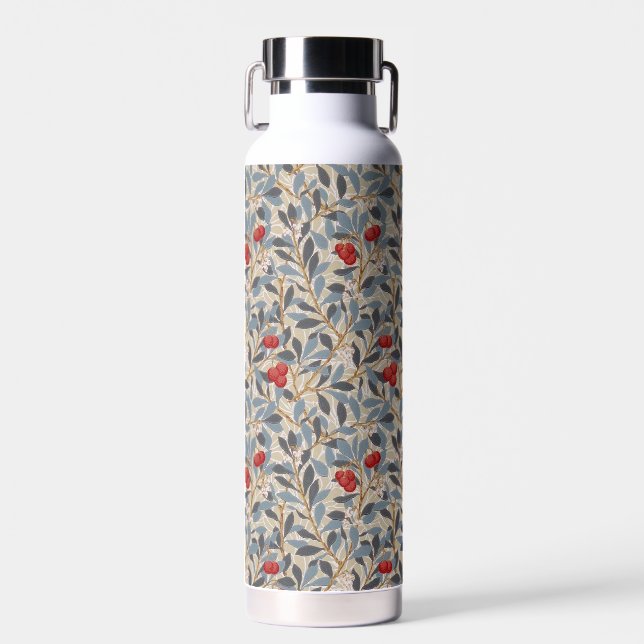 Redberry Tree, William Morris Water Bottle (Front)