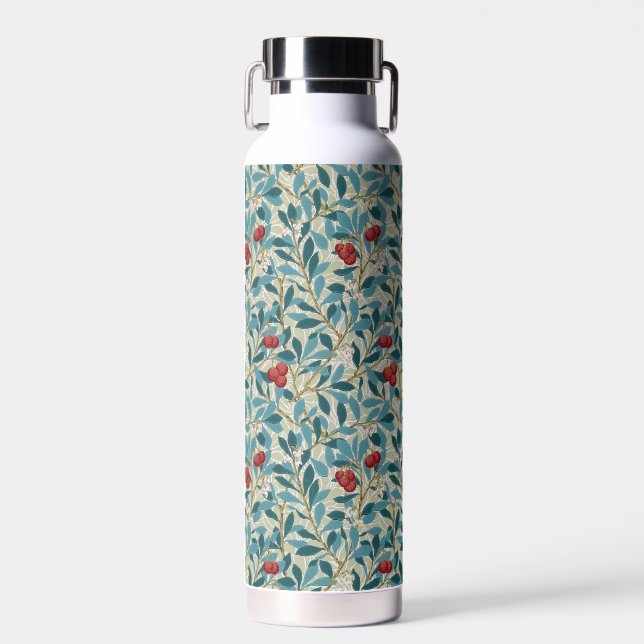 Redberry Tree, William Morris Water Bottle (Front)