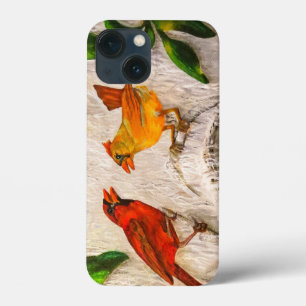Redbirds Singing of love iPhone 13 Mini Case