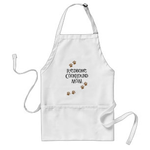 Redbone Coonhound Mum Standard Apron