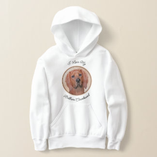 Redbone Coonhound Painting - Cute Original Dog Art
