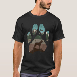 Redbone Coonhound Paw Mom Dad Dog Women T-Shirt