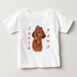 Redbone Coonhound Santa Paws Baby T-Shirt