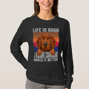 Redbone Coonhounds Makes Your Life Good Vintage T-Shirt