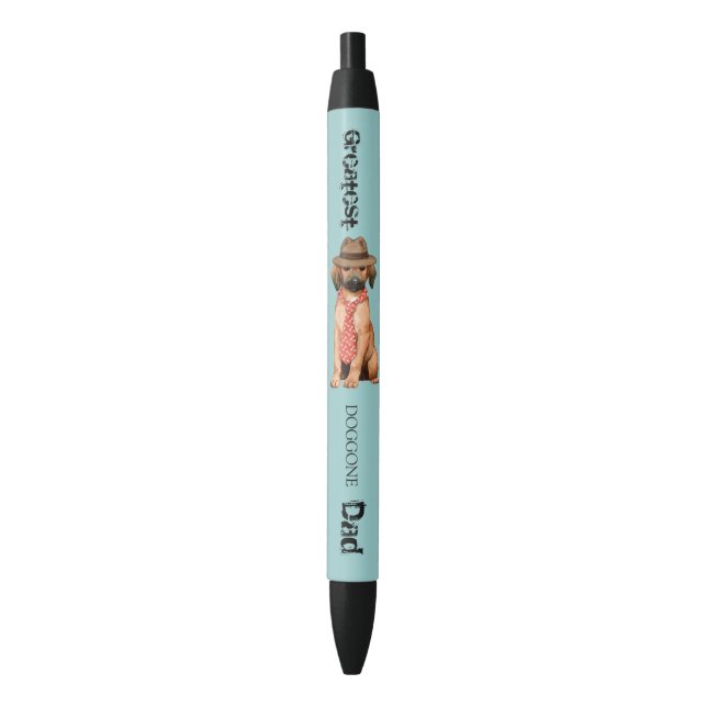 Redbone Dad Black Ink Pen (Front Vertical)