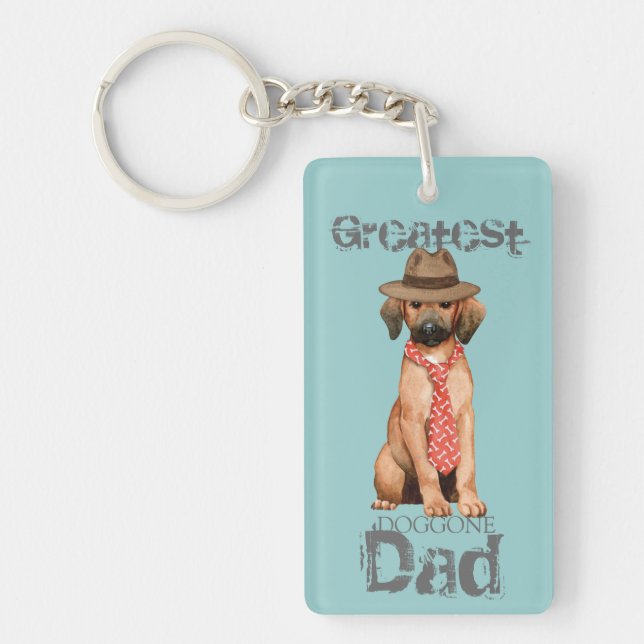 Redbone Dad Keychain (Front)
