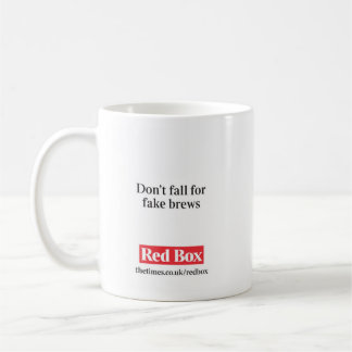 RedBox mug - Don't fall for fake brews