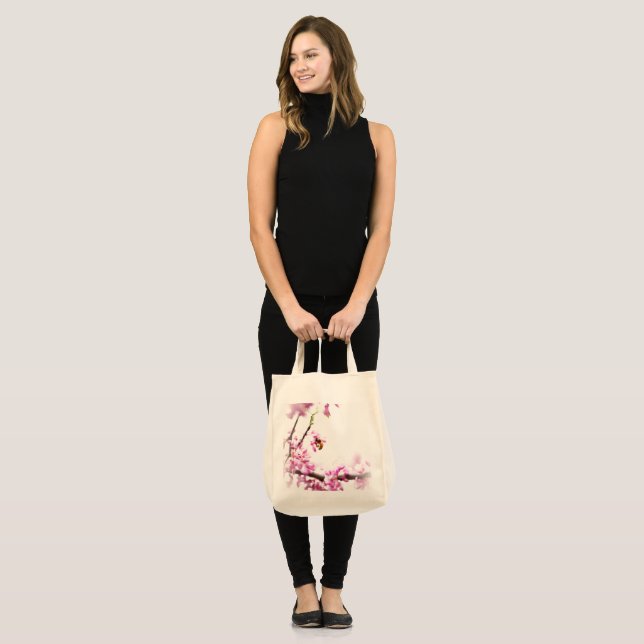 Redbud & honeybee in Springtime Tote Bag (Front (Model))