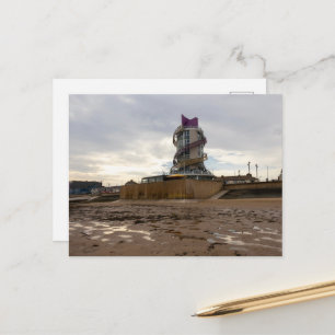 Redcar Beach and Beacon Postcard