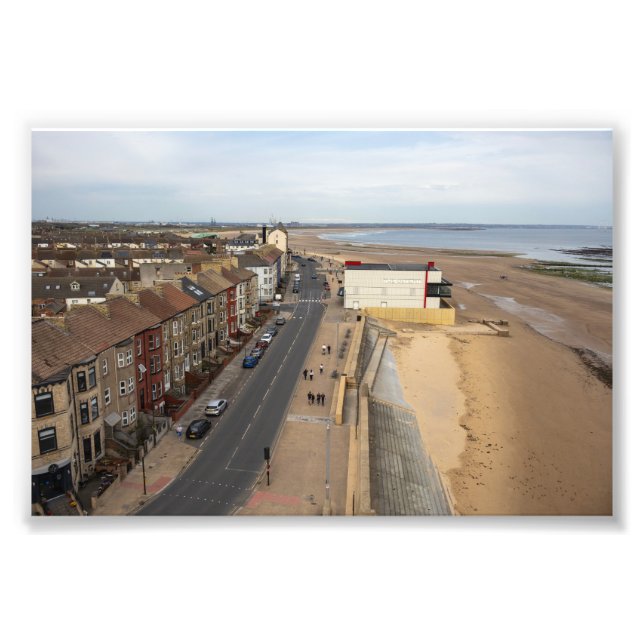 Redcar Beach from the Beacon Photo Print (Front)