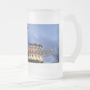 Redcoats Are Coming!.. Frosted Glass Beer Mug