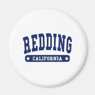 Redding California College Style tee shirts Magnet