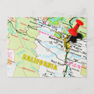 Redding, California Postcard