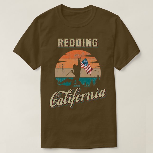 Redding California T-Shirt (Design Front)