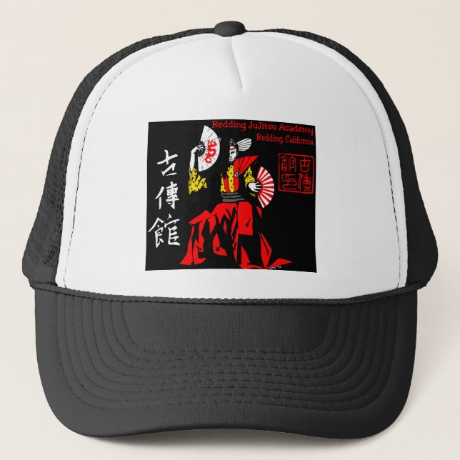 Redding JuJitsu Academy 2001 Shirt Trucker Hat (Front)