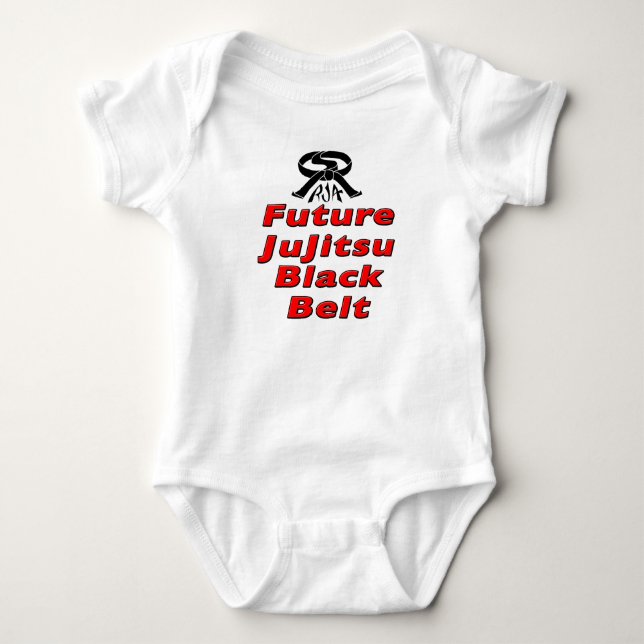 Redding JuJitsu Academy future black belt Baby Bodysuit (Front)