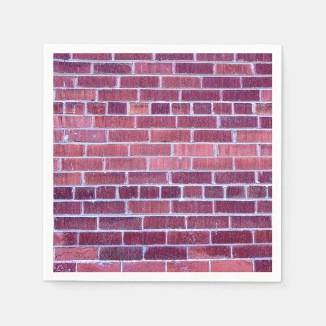 Reddish-Brownish Brick Wall Napkin (Front)